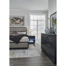  Size_California King  -- Rowanbeck B821B5 California King Upholstered Panel Bed IMAGE 12