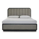  Size_California King  -- Rowanbeck B821B5 California King Upholstered Panel Bed IMAGE 2