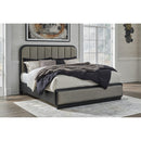  Size_California King  -- Rowanbeck B821B5 California King Upholstered Panel Bed IMAGE 5
