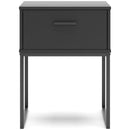  Signature Design by Ashley Socalle EB1865-291 One Drawer Night Stand IMAGE 2
