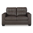  Manufacturer Color_Umber  -- Benchcraft Barlin Mills Stationary Leather Look Loveseat IMAGE 2