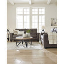  Manufacturer Color_Umber  -- Benchcraft Barlin Mills Stationary Leather Look Loveseat IMAGE 9