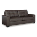  Manufacturer Color_Umber -- Benchcraft Barlin Mills Stationary Leather Look Sofa IMAGE 1