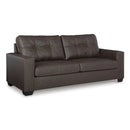  Manufacturer Color_Umber  -- Benchcraft Barlin Mills Stationary Leather Look Sofa IMAGE 1