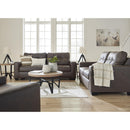  Manufacturer Color_Umber  -- Benchcraft Barlin Mills Stationary Leather Look Sofa IMAGE 7