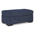  Manufacturer Color_Navy -- Benchcraft Evansley Fabric Ottoman IMAGE 1