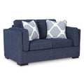  Manufacturer Color_Navy -- Benchcraft Evansley Stationary Fabric Loveseat IMAGE 1