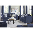  Manufacturer Color_Navy  -- Benchcraft Evansley Stationary Fabric Loveseat IMAGE 9