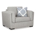  Manufacturer Color_Pewter -- Evansley 5450323 Chair and a Half IMAGE 1