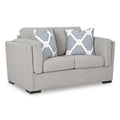  Manufacturer Color_Pewter -- Evansley 5450335 Loveseat IMAGE 1