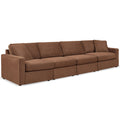  Manufacturer Color_Spice -- Signature Design by Ashley Modmax Fabric 4 pc Sectional IMAGE 1