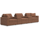  Manufacturer Color_Spice  -- Signature Design by Ashley Modmax Fabric 5 pc Sectional IMAGE 1