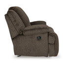  Manufacturer Color_Chocolate  -- Signature Design by Ashley Top Tier Rocker Fabric Recliner IMAGE 4