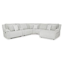  Manufacturer Color_Alloy  --  Top Tier 92706S1 6 pc Reclining Sectional with Chaise IMAGE 1