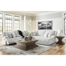  Manufacturer Color_Alloy  --  Top Tier 92706S1 6 pc Reclining Sectional with Chaise IMAGE 5