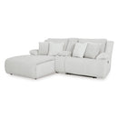  Manufacturer Color_Alloy  --  Top Tier 92706S5 3 pc Reclining Sectional Sofa with Chaise IMAGE 1