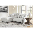 Manufacturer Color_Alloy  --  Top Tier 92706S5 3 pc Reclining Sectional Sofa with Chaise IMAGE 5
