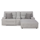  Manufacturer Color_Pewter --  Signature Design by Ashley Acklen Place Power Reclining Fabric Sofa IMAGE 3