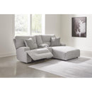  Manufacturer Color_Pewter --  Signature Design by Ashley Acklen Place Power Reclining Fabric Sofa IMAGE 4