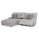  Manufacturer Color_Pewter --  Signature Design by Ashley Acklen Place Power Reclining Fabric Sofa IMAGE 1
