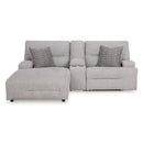  Manufacturer Color_Pewter --  Signature Design by Ashley Acklen Place Power Reclining Fabric Sofa IMAGE 2