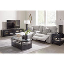  Manufacturer Color_Pewter --  Signature Design by Ashley Acklen Place Power Reclining Fabric Sofa IMAGE 5