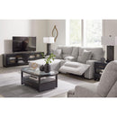 Manufacturer Color_Pewter --  Signature Design by Ashley Acklen Place Power Reclining Fabric Sofa IMAGE 6