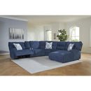  Manufacturer Color_Navy -- Acklen Place 93607S1 6 pc Power Reclining Sectional with Chaise IMAGE 2