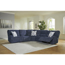  Manufacturer Color_Navy -- Acklen Place 93607S3 5 pc Power Reclining Sectional IMAGE 2