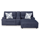  Manufacturer Color_Navy --  Acklen Place 93607S4 3 pc Power Reclining Sectional Sofa with Chaise IMAGE 3