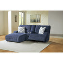  Manufacturer Color_Navy --  Acklen Place 93607S5 3 pc Power Reclining Sectional Sofa with Chaise IMAGE 4