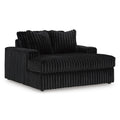  Manufacturer Color_Onyx -- Signature Design by Ashley Midnight Madness Fabric Chaise IMAGE 1