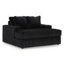  Manufacturer Color_Onyx  -- Signature Design by Ashley Midnight Madness Fabric Chaise IMAGE 1