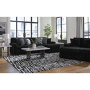  Manufacturer Color_Onyx  -- Signature Design by Ashley Midnight Madness Fabric Chaise IMAGE 7