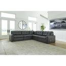  Signature Design by Ashley Brindley Pier 99503S3 5 pc Sectional IMAGE 2