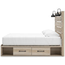  Size_King --  Senbry B2252B9 King Panel Bed with Storage IMAGE 4