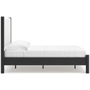  Size_Full --  Signature Design by Ashley Cadmori Upholstered Panel Bed IMAGE 3
