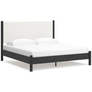  Size_King --  Cadmori B2616B8 King Upholstered Panel Bed IMAGE 1