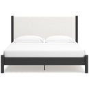  Size_King --  Cadmori B2616B8 King Upholstered Panel Bed IMAGE 2