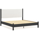  Size_King --  Cadmori B2616B8 King Upholstered Panel Bed IMAGE 5