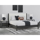 Size_King --  Cadmori B2616B8 King Upholstered Panel Bed IMAGE 6