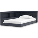  Size_Twin  -- Signature Design by Ashley Simmenfort Bookcase Bed with Storage IMAGE 1