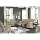  Manufacturer Color_Sand -- Signature Design by Ashley SimpleJoy Rocker Fabric Recliner IMAGE 10