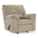  Manufacturer Color_Sand -- Signature Design by Ashley SimpleJoy Rocker Fabric Recliner IMAGE 1