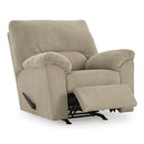  Manufacturer Color_Sand -- Signature Design by Ashley SimpleJoy Rocker Fabric Recliner IMAGE 2