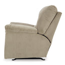  Manufacturer Color_Sand -- Signature Design by Ashley SimpleJoy Rocker Fabric Recliner IMAGE 5
