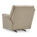  Manufacturer Color_Sand -- Signature Design by Ashley SimpleJoy Rocker Fabric Recliner IMAGE 6