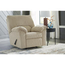 Manufacturer Color_Sand -- Signature Design by Ashley SimpleJoy Rocker Fabric Recliner IMAGE 7