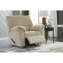  Manufacturer Color_Sand -- Signature Design by Ashley SimpleJoy Rocker Fabric Recliner IMAGE 8
