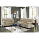  Manufacturer Color_Sand  -- Signature Design by Ashley SimpleJoy Stationary Fabric Sofa IMAGE 11